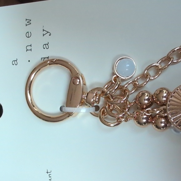 A New Day Gold and Pearl Bag Charms Bundle Set NWT - Picture 2 of 8